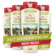 Old Spice Timber front packaging showing bottle and scent name for confident freshness