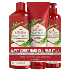 Old Spice set front packaging showing all three bottles for easy routine