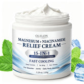 OLELON front packaging showing cooling cream tube and branding benefit