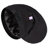 OLESILK front view of bonnet showing roomy fit and neat finish for protection