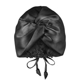 OLESILK front view bonnet showing full coverage and smooth finish for hair protection