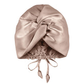 OLESILK front view bonnet showing elegant fit and coverage benefit