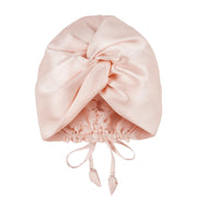 OLESILK front view bonnet showing smooth silk finish and protective fit benefit