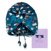 OLESILK bonnet front view showing smooth fit and protective coverage
