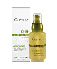 Olivella front packaging showing 1.69 oz tube and brand clarity for travel convenience