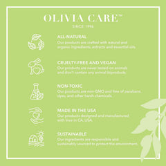 Olivia Care close-up lather on bar showing creamy foam and hydrating action