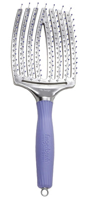 Olivia Garden front view of large Fingerbrush showing paddle for faster styling