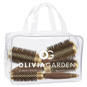 Olivia Garden front packaging showing the 4-piece set and professional styling benefits