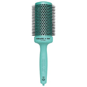 Olivia Garden brush front view showing turquoise finish and professional design for styling