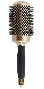 Olivia Garden NT-54G front view showing brush design and professional finish for faster styling