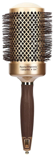 Olivia Garden NT‑64 front view showing barrel and bristles for fast drying