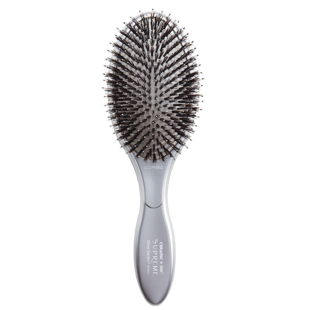 Olivia Garden front view showing paddle brush for smooth styling