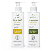 OLIVITA front packaging showing shampoo and conditioner for fuller-looking hair