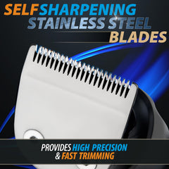 OLOV For Man precision trimmer blade close-up for sharp, accurate beard lines