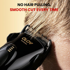 OLOV PROFESSIONAL close-up of ceramic blade head showing sharp edge and comfort