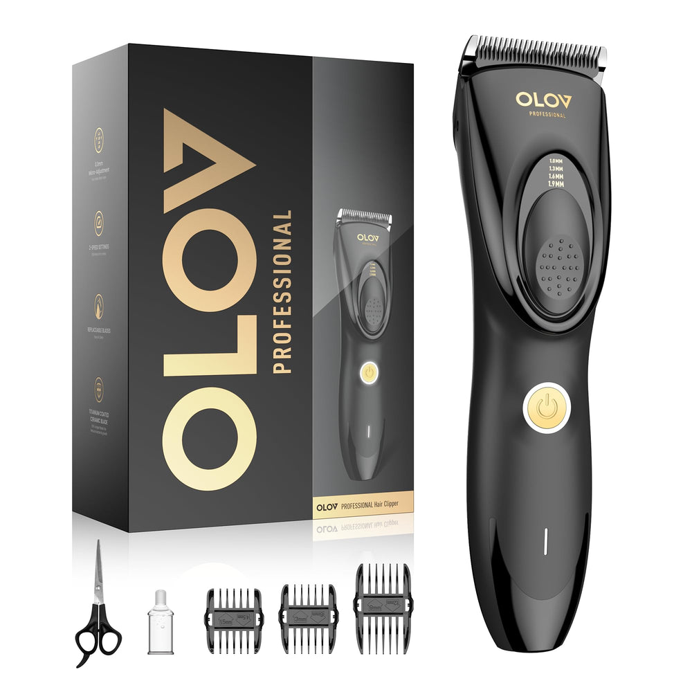 OLOV PROFESSIONAL front view of kit showing tools and neat packaging benefit ease