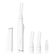 OLOV slim front view showing compact white pen design and easy grip benefit