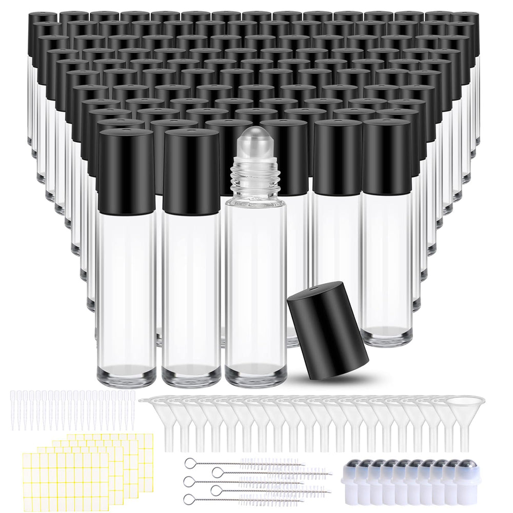 Olutacot clear 10ml bottles front view showing full set and neat storage benefit