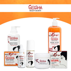 OMIC Geisha next to toiletries for scale showing large family-size bottle
