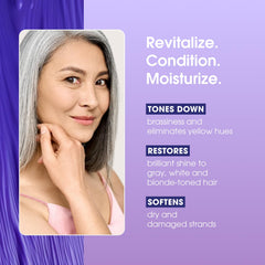 One 'n Only rich purple lather texture demonstrating toning pigment and creamy conditioning