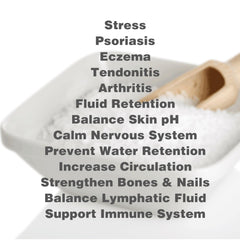 One With Nature foot soak basin with salt demonstrating easy foot relief