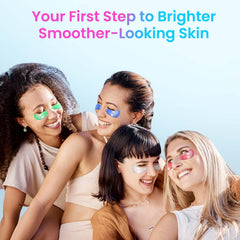 Onespring patch applied under eye delivering cooling depuffing effect