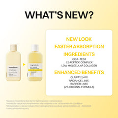 ONGREDIENTS pump dispensing lotion at scale to show 150ml capacity benefit