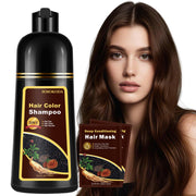 Onilyua bottle front packaging showing Dark Coffee shade and label benefits