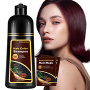 Onilyua front bottle showing dark wine red shampoo for easy color refresh