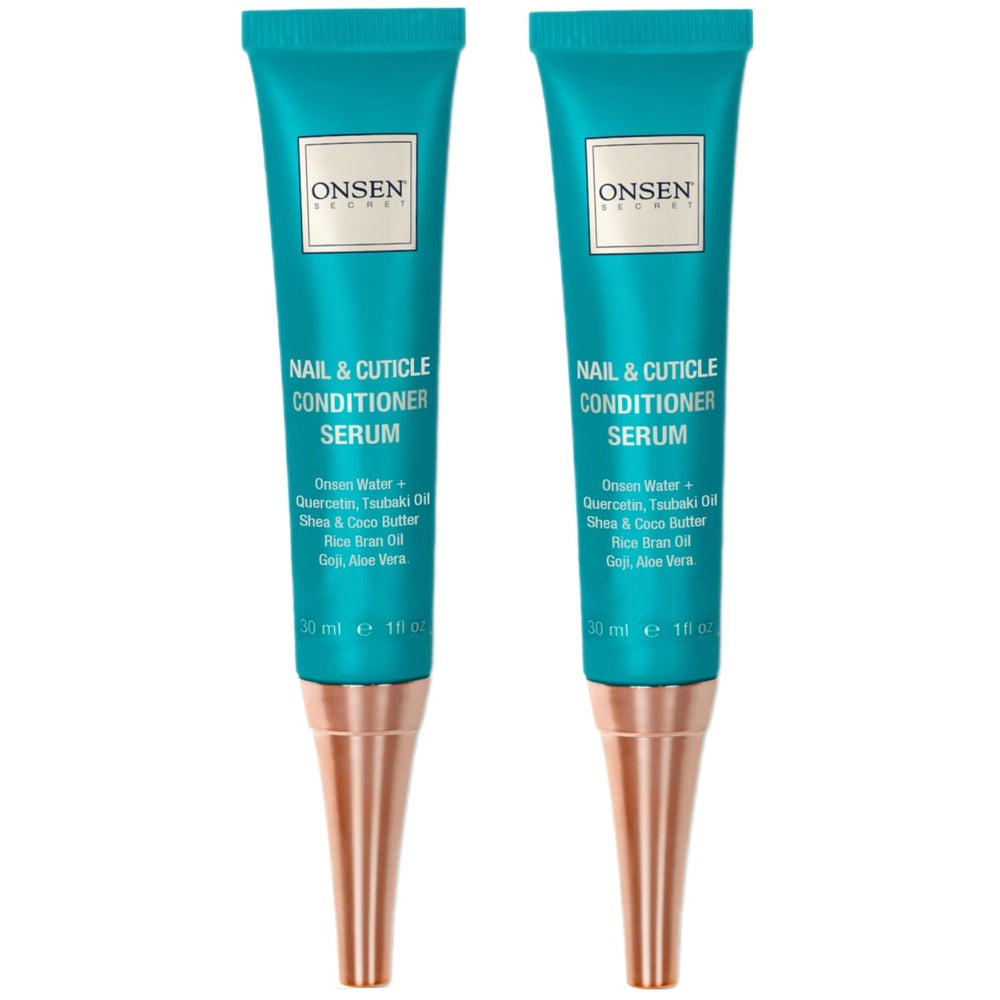 ONSEN front packaging showing two 30ml tubes and easy travel benefit