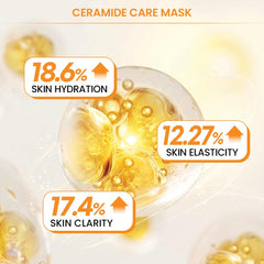 #OOTD mask applied on face demonstrating comfortable fit and quick absorption