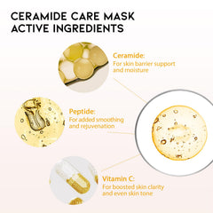 #OOTD model wearing sheet mask relaxed for soothing at-home treatment
