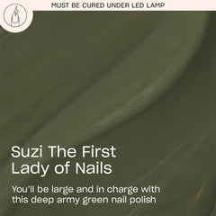 OPI GelColor brush stroke showing smooth coverage and even application benefit