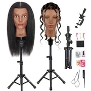 Opini mannequin front view showing natural hair density and ready-to-use benefit