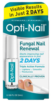 Opti-Nail front packaging showing product and benefits