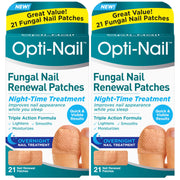 Opti-Nail front packaging showing two 21-patch packs and clear labeling for quick identification and convenience