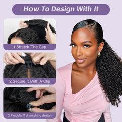 OQ close-up of curly texture showing soft virgin hair and realistic volume
