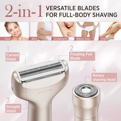 Orchrose close-up of hypoallergenic blades highlighting smooth edge for reduced irritation