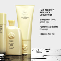 ORIBE bottle held in hand to show 6.8oz scale and travel practicality