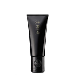 Oribe front jar showing packaging and elegant design for salon-quality styling