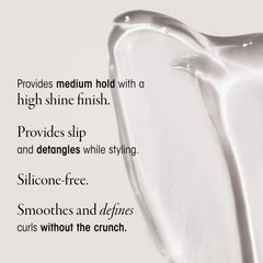 Oribe curl gel dispensing pump with controlled amount for easy styling