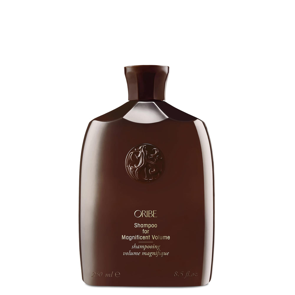 Oribe front packaging showing bottle and brand for salon-quality volume