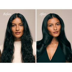 Oribe gel serum label close-up highlighting ingredients and conditioning benefits
