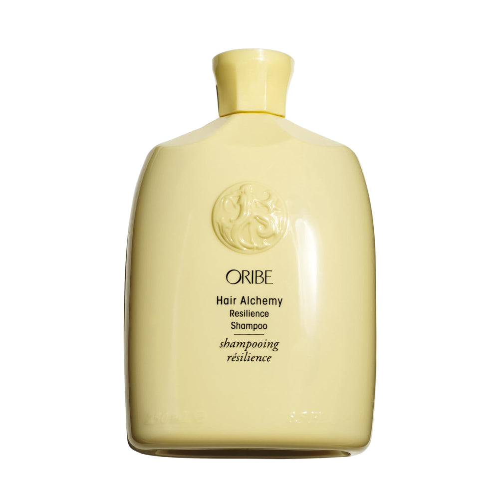 Oribe front packaging showing shampoo bottle and brand luxury benefit