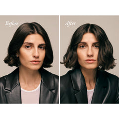 Pump dispenses Oribe Matte Waves lotion with smooth texture benefit
