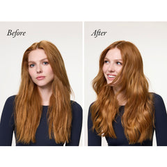 Oribe Mirror Rinse being applied to wet hair for hydration and detangling benefit