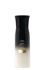 Oribe Mystify restyling spray front bottle showing sleek label and size for easy identification and shelf appeal