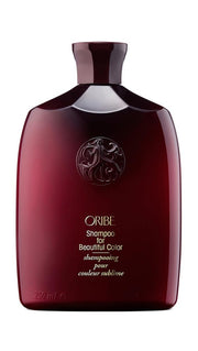 Oribe front bottle showing label and size, clear product identity and premium look