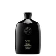 Oribe signature shampoo front bottle showing sleek packaging and salon-quality appeal