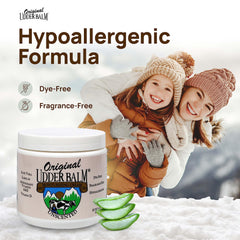 Original Udder Balm used on heels delivering intensive cracked-heel relief